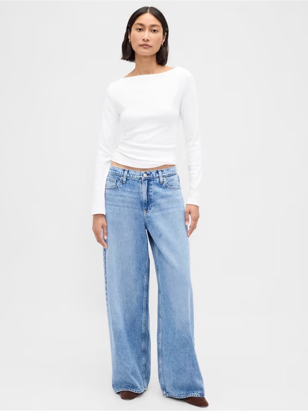 NWT GAP Modern Boatneck T-Shirt soft cotton